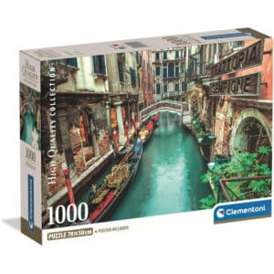 Clementoni Pussel – Venedigs kanaler 1000 bitar