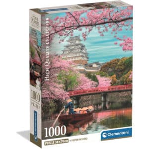 Clementoni Pussel – Himeji slott på våren 1000 bitar