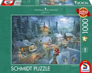Schmidt Pussel - Kinkade: Jultomtens tysta natt 1000 Bitar