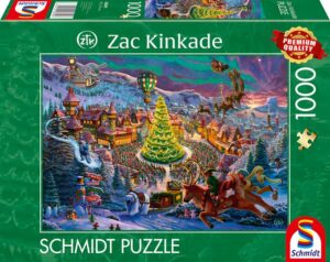 Schmidt Pussel - Kinkade: Tomtens Nordpol 1000 Bitar