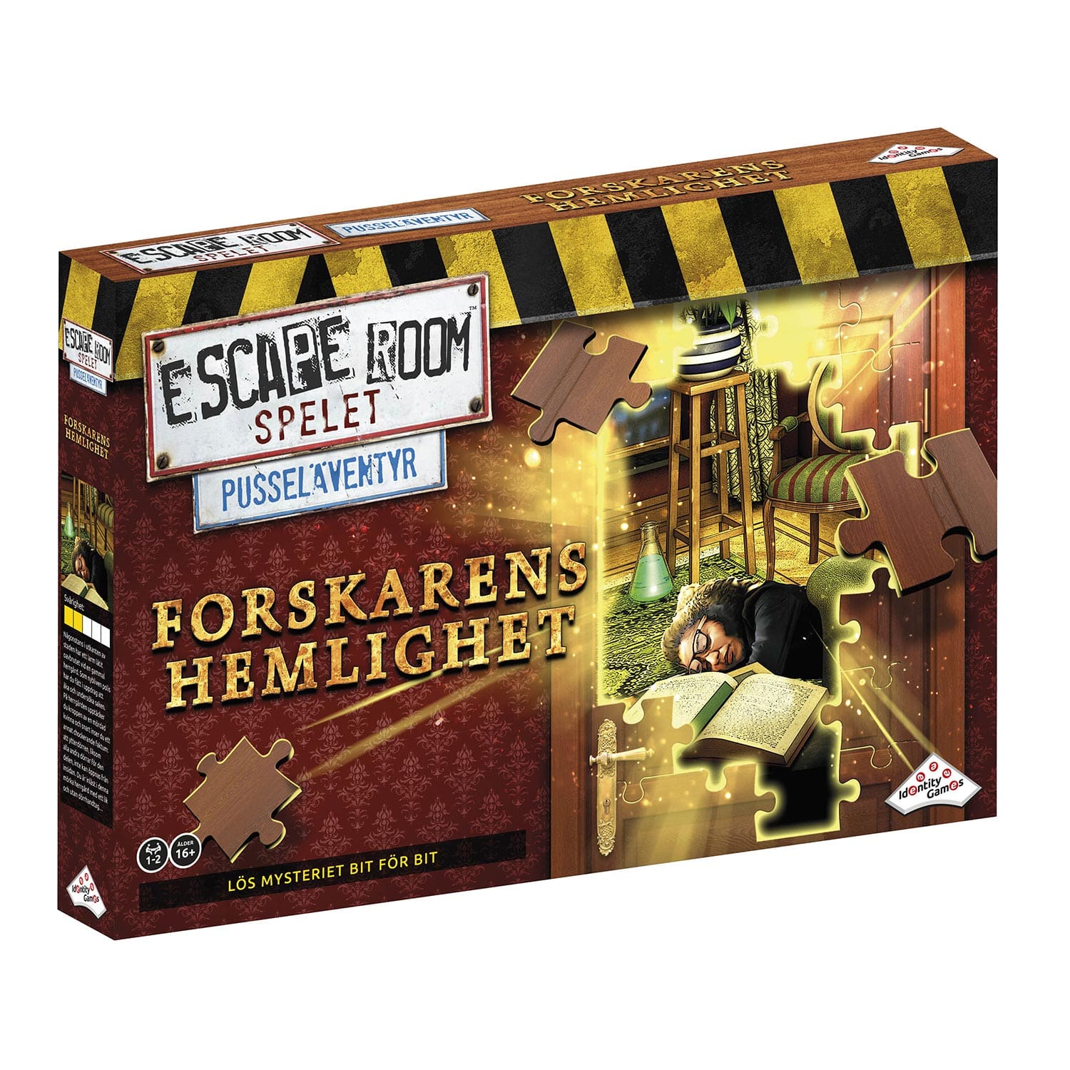 Escape Room Pusseläventyr – Forskarens Hemlighet (Svenska)