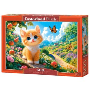 Castorland Pussel – Kattungens promenad 500 bitar