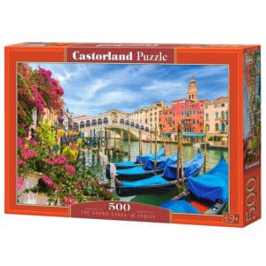 Castorland Pussel – Canal Grande i Venedig 500 bitar