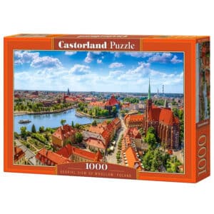 Castorland Pussel – Vy över Wroclaw, Polen 1000 bitar